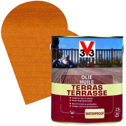 Huile Terrasse Bankiraï Mat 2,5L – Protection Durable | V33