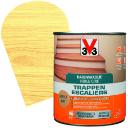 Huile Cire Escaliers V33 – Protection Mat Incolore | V33