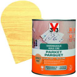 Huile Cire Parquet V33 Incolore Mat – Protection Durable | V33