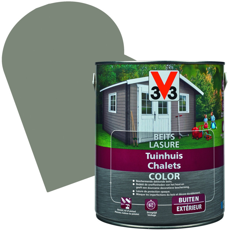 Lasure Chalets Color bizon satinée 2,5 L V33