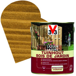 Lasure Bois Brun Foncé Mate 2,5L V33 – Protection Jardin | V33