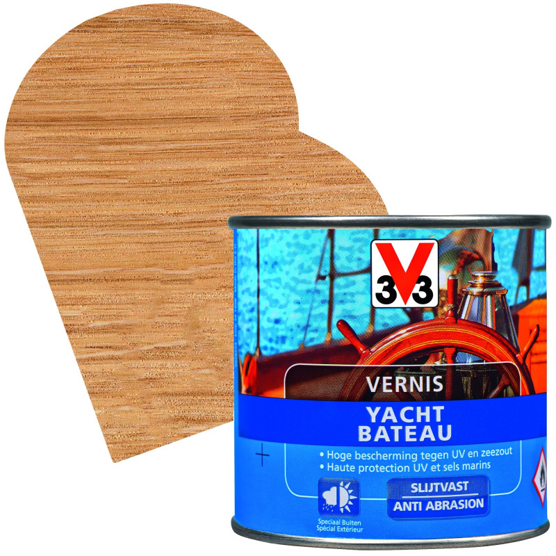 Vernis Bateau ambré 0,25 L V33