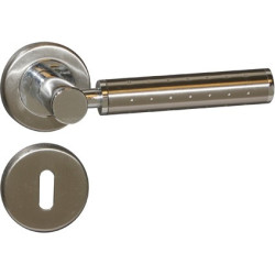 Poignée de porte nickelée – Kit 2 pièces | LINEA BERTOMANI