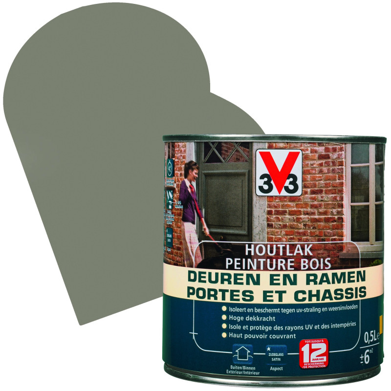 Peinture Bois Portes & Châssis baobab tree 0,5 L V33