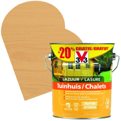 Lasure Chalets Chêne Clair V33 – Protection & Éclat | V33