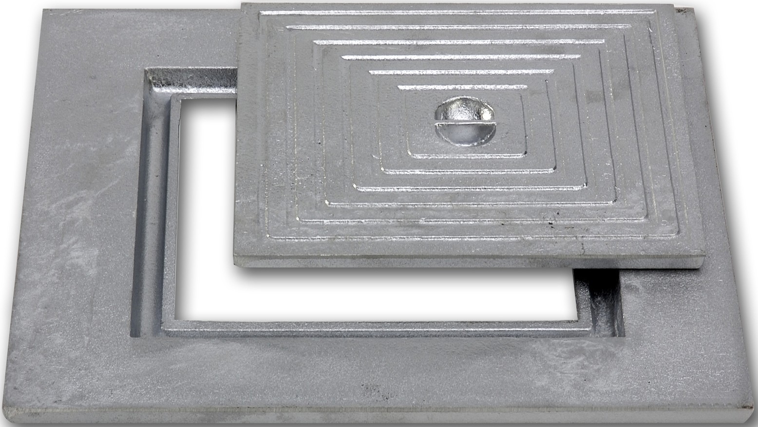 Couvercle De Drain De Garage En Aluminium Taque en aluminium simple 60 x 60 cm COBO GARDEN