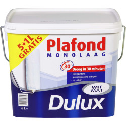 Peinture Plafond Blanc Mat DULUX – 6L Offert | DULUX