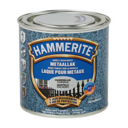 Laque antirouille pour métaux martelés argent 0,2 L HAMMERITE