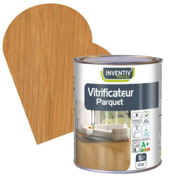 Vitrificateur Parquet chêne moyen cire 1 L INVENTIV