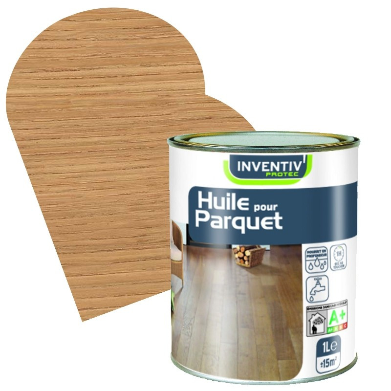 Huile pour parquet chêne naturel 1 L INVENTIV