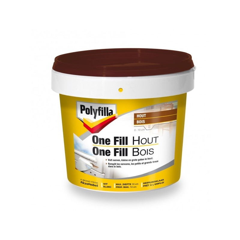 Reboucheur One fill bois blanc 0,5 Kg POLYFILLA