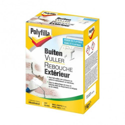 Reboucheur Extérieur Blanc 1kg – Réparation Durable | POLYFILLA