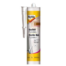 Mastic Bois Flexible Blanc 0,2L POLYFILLA – Réparation Facile | POLYFILLA