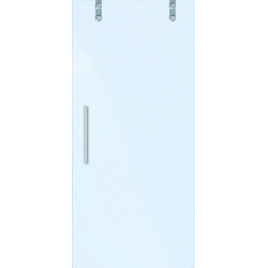 Porte coulissante en verre sécurit plein Thytan Sliding Moderno 215 x 93 cm THYS