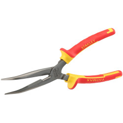Pince à bec long coudée VDE 200 mm – Précision | STANLEY
