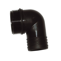 Raccord plastique à visser pour pompe coudé SPIDO D30 mm M33/42