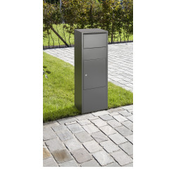 Boîte aux lettres Paquet Hannover grise | PRACTO GARDEN Boîte aux lettres Paquet Hannover grise | PRACTO GARDEN