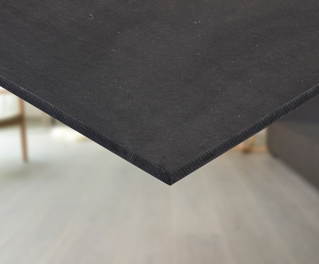 Panneau Mdf Noir 122 X 244 X 1 8 Cm