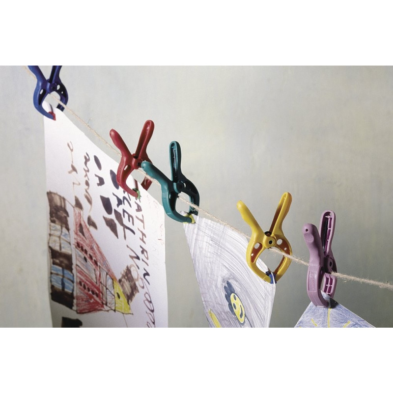 Pince à ressort Microfix 4 pièces – Serrage précis | WOLFCRAFT

