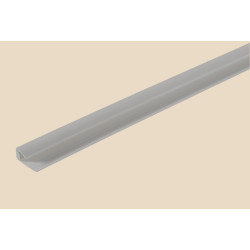 Moulure de départ PVC grise 260 cm DUMAPLAST