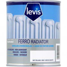 Laque de finition Ferro blanche pour radiateur 0,7 L LEVIS
