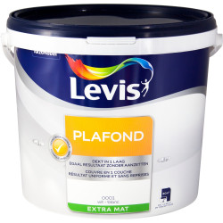 Peinture Plafond Blanche Extra Mate 10L | LEVIS