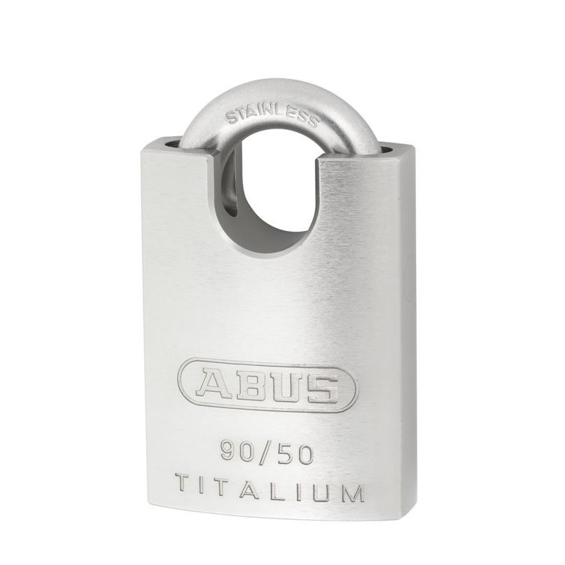 Cadenas TITALIUM 50 mm blindé anse inox ABUS