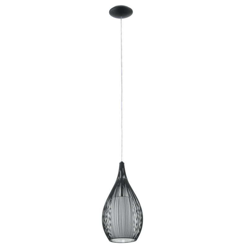 Suspension Radzoni noire E27 60 W EGLO