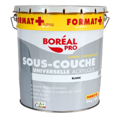 Sous-couche Acrylique BOREAL 24kg – Idéale murs et plafonds | BOREAL