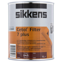 Lasure Filtre 7 Acajou 1 L – Protection du bois | SIKKENS