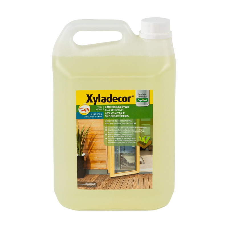 Lasure décrassant bois extérieur 5L XYLADECOR