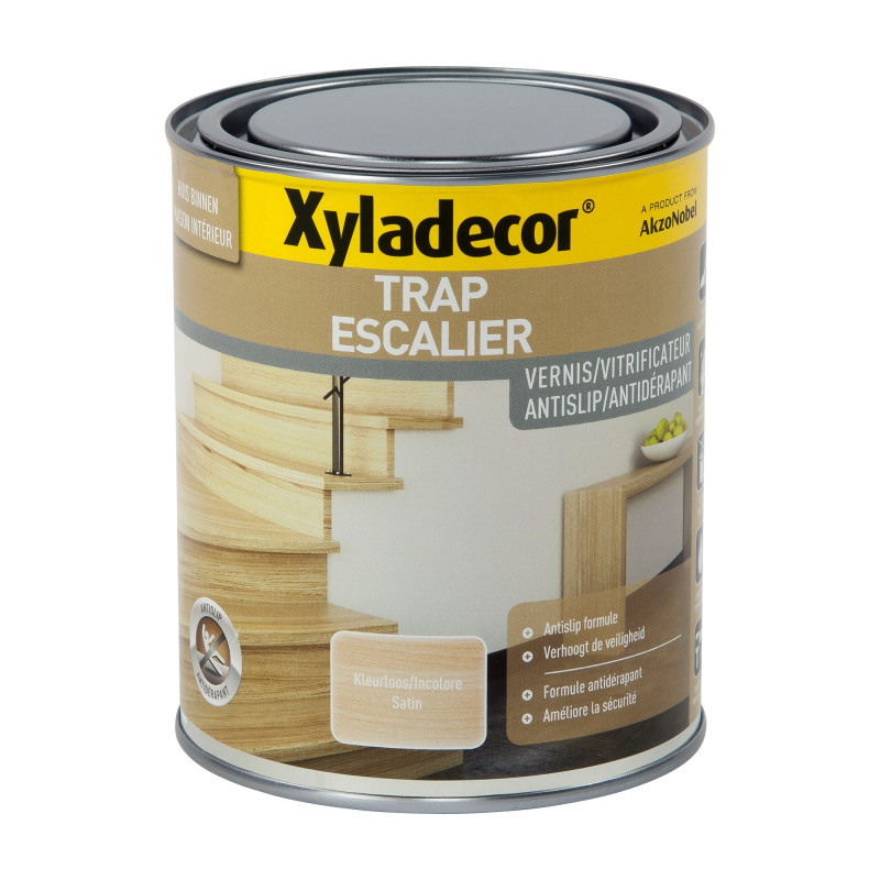 Vitrificateur escalier incolore 0,75L XYLADECOR