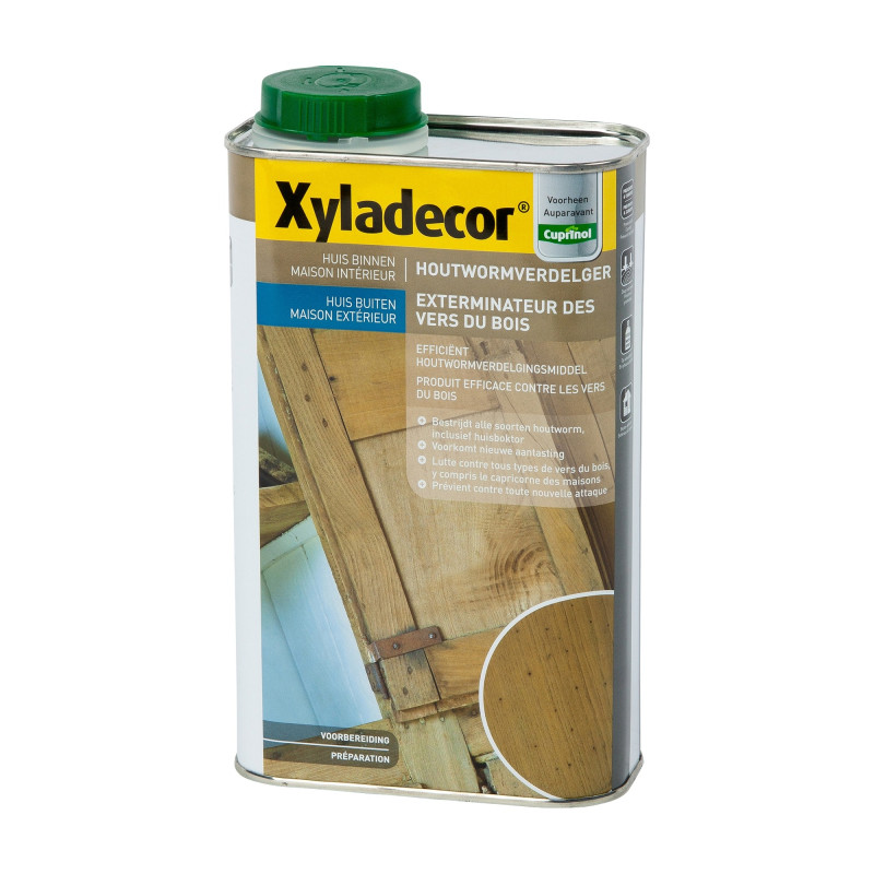 Exterminateur des vers du bois incolore 1 L XYLADECOR