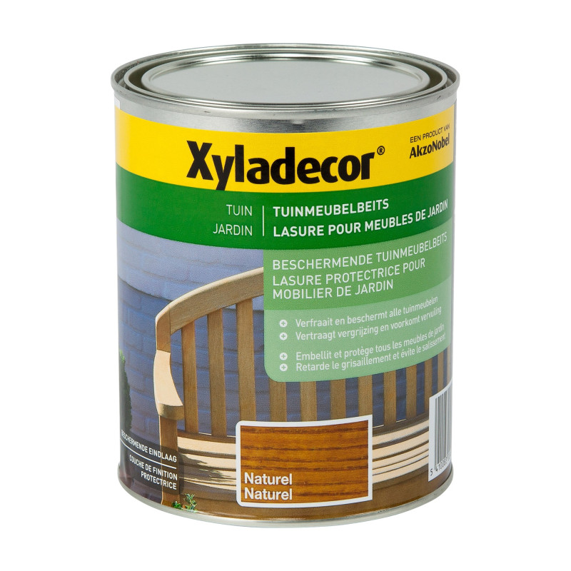 Lasure Meubles de jardin naturel 1 L XYLADECOR