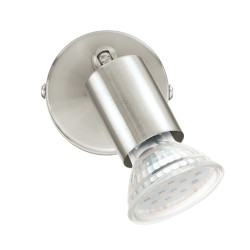 Spot LED Buzz en nickel mat GU10 – Éclairage design | EGLO