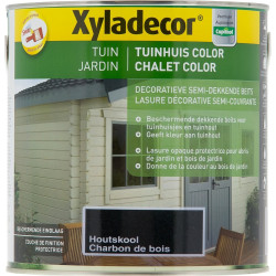 Lasure Chalet Color Charbon 2,5 L – Protection du bois | XYLADECOR