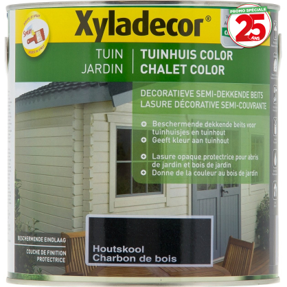Lasure Chalet Color charbon de bois 2,5 L XYLADECOR