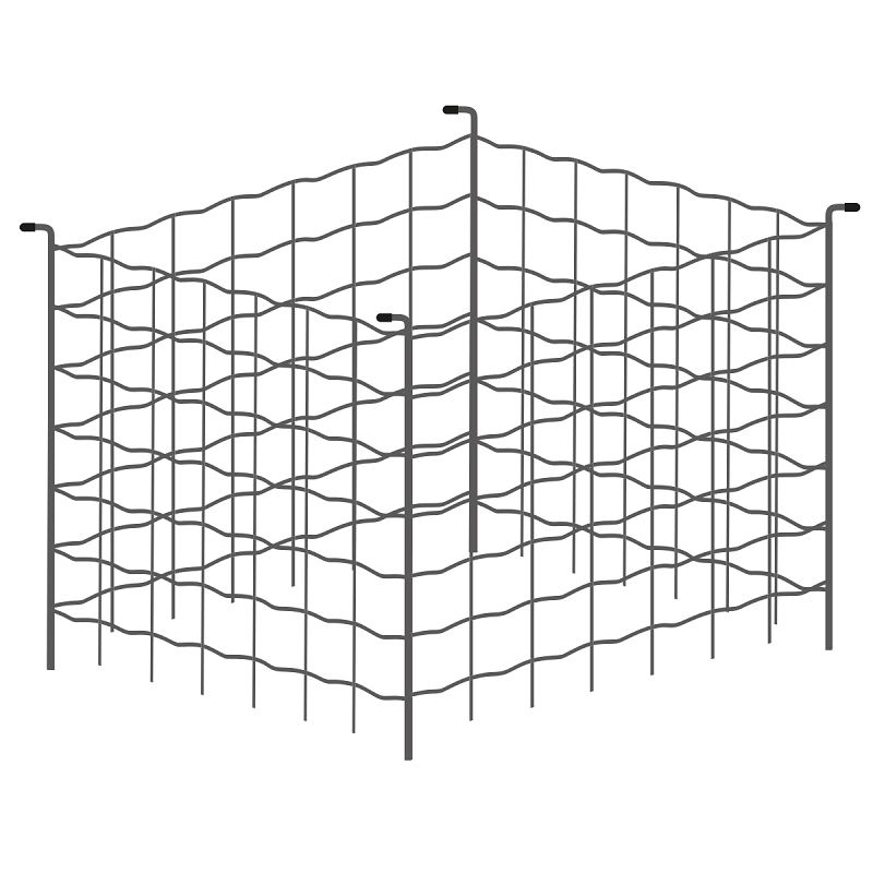 Silo à compost 80x80cm vert – Compostage facile | GIARDINO