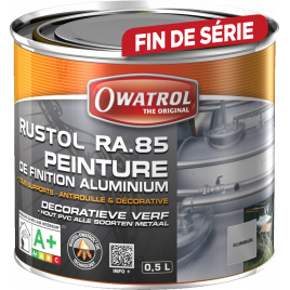 Peinture antirouille Rustol aluminium 0,5 L OWATROL