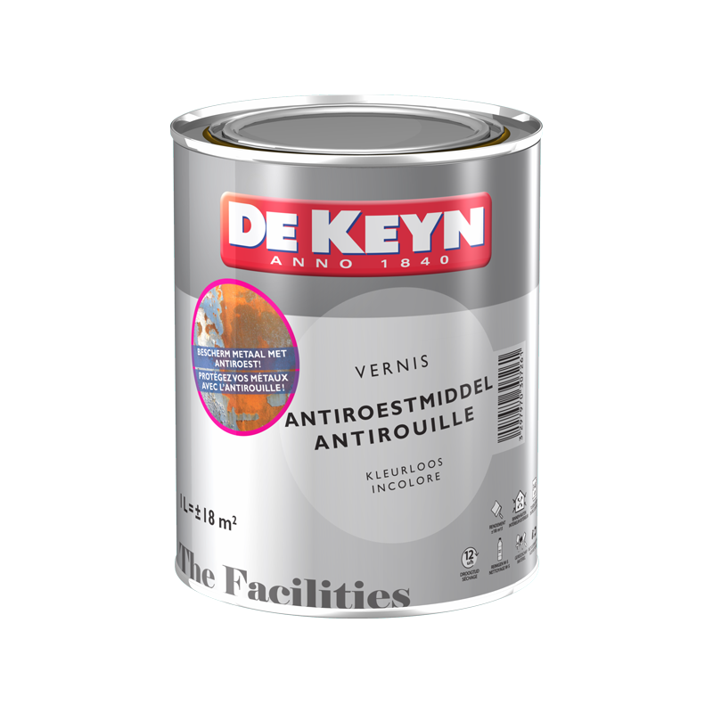 Anti rouille incolore 1 L DEKEYN