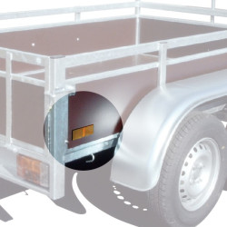 Réflecteur Remorque Orange 90x40mm – Sécurité Visible | CARPOINT