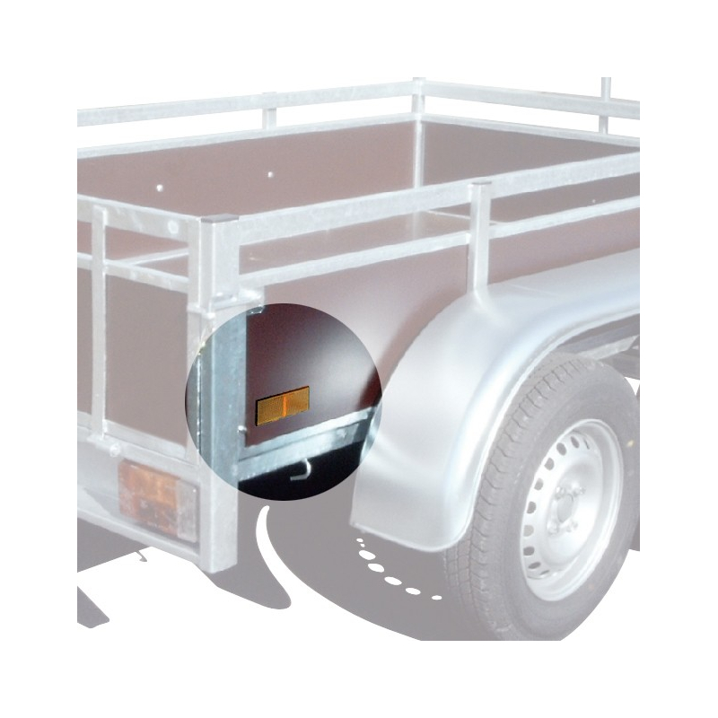 12 pièces - Réflecteurs de véhicule - 2 couleurs - Réflecteurs de camion -  Réflecteurs