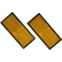 Réflecteur Remorque Orange 90x40mm – Sécurité Visible | CARPOINT