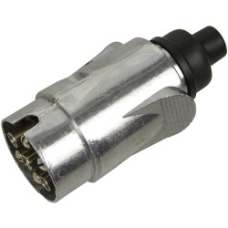 Fiche Métal Remorque 7 Pôles 12V – Connexion Fiable | CARPOINT