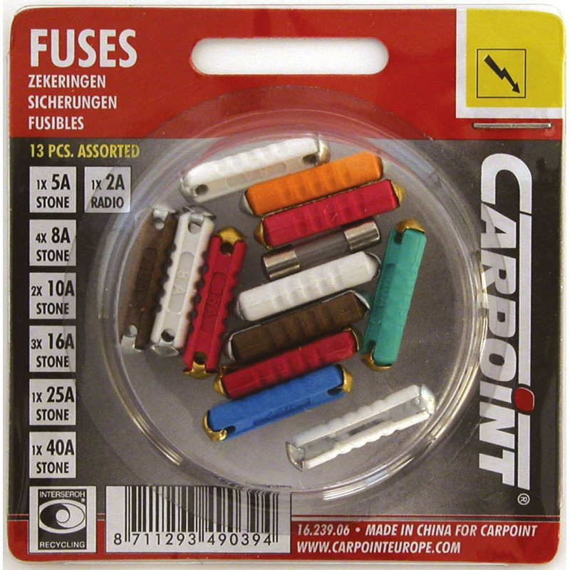 Fusible 5 - 40 A 13 pièces