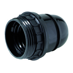 Soquet E27 Noir avec Bague – Éclairage Fiable | PROFILE