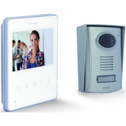 Videophone 2 fils 4,3" blanc Ultra Slim