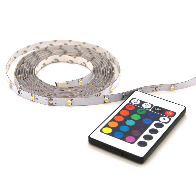 LED strip rgb avec télécommande IP20 PROLIGHT