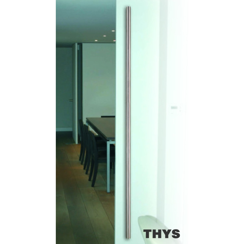 Poignée en acier inoxydable pour porte Thytan 180 cm THYS