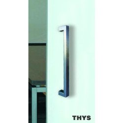 Poignée de porte Thytan Square – Acier Inox 31,9 cm | THYS